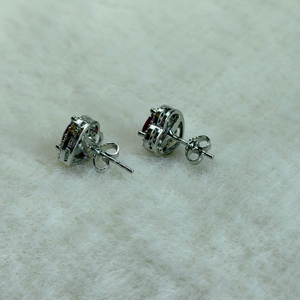 Konmer 925 Silver Heart Earrings