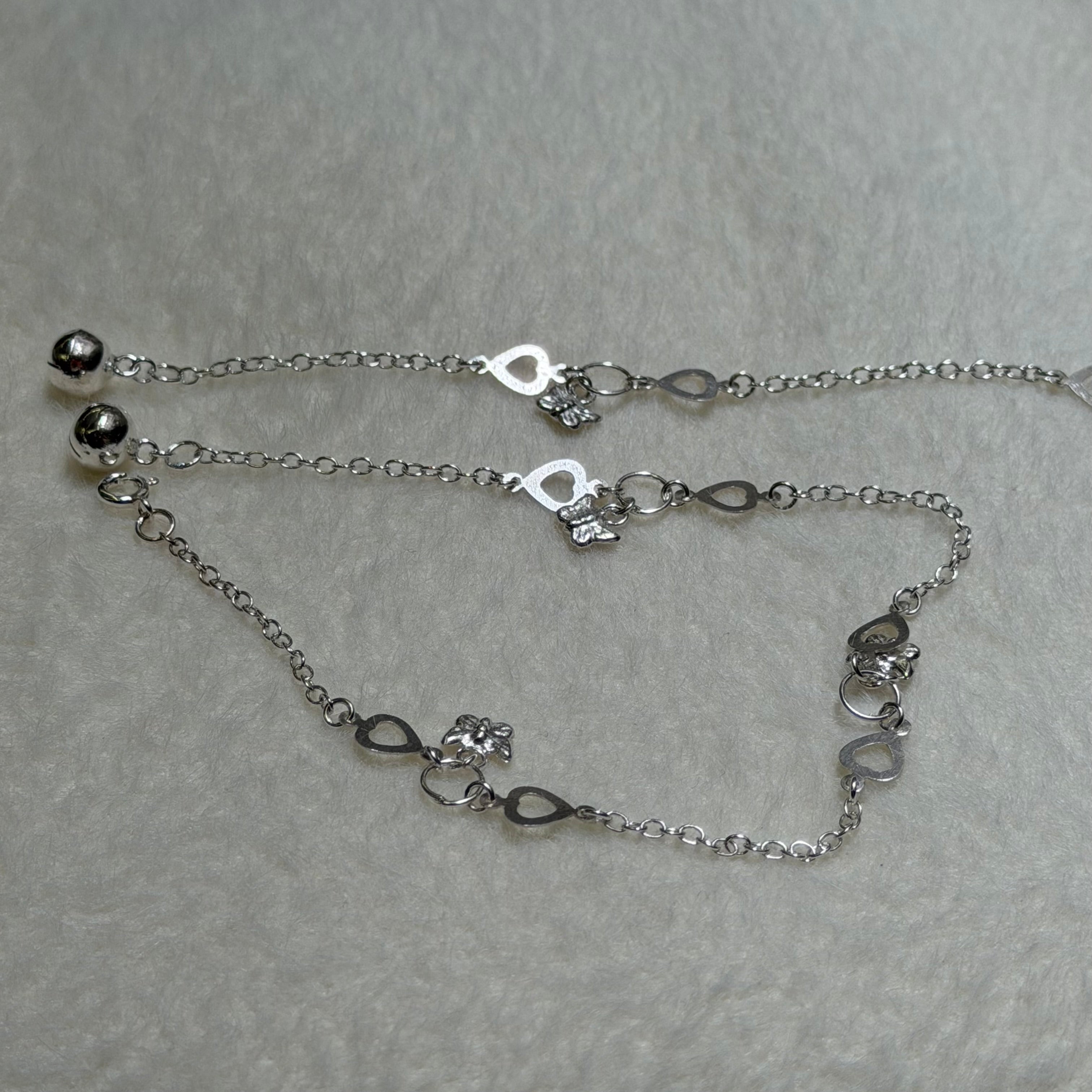 Konmer 925 Silver Anklets KAT-026