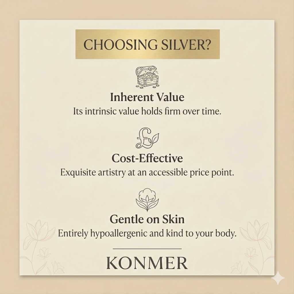 Konmer 925 Silver Bracelet KBR -080