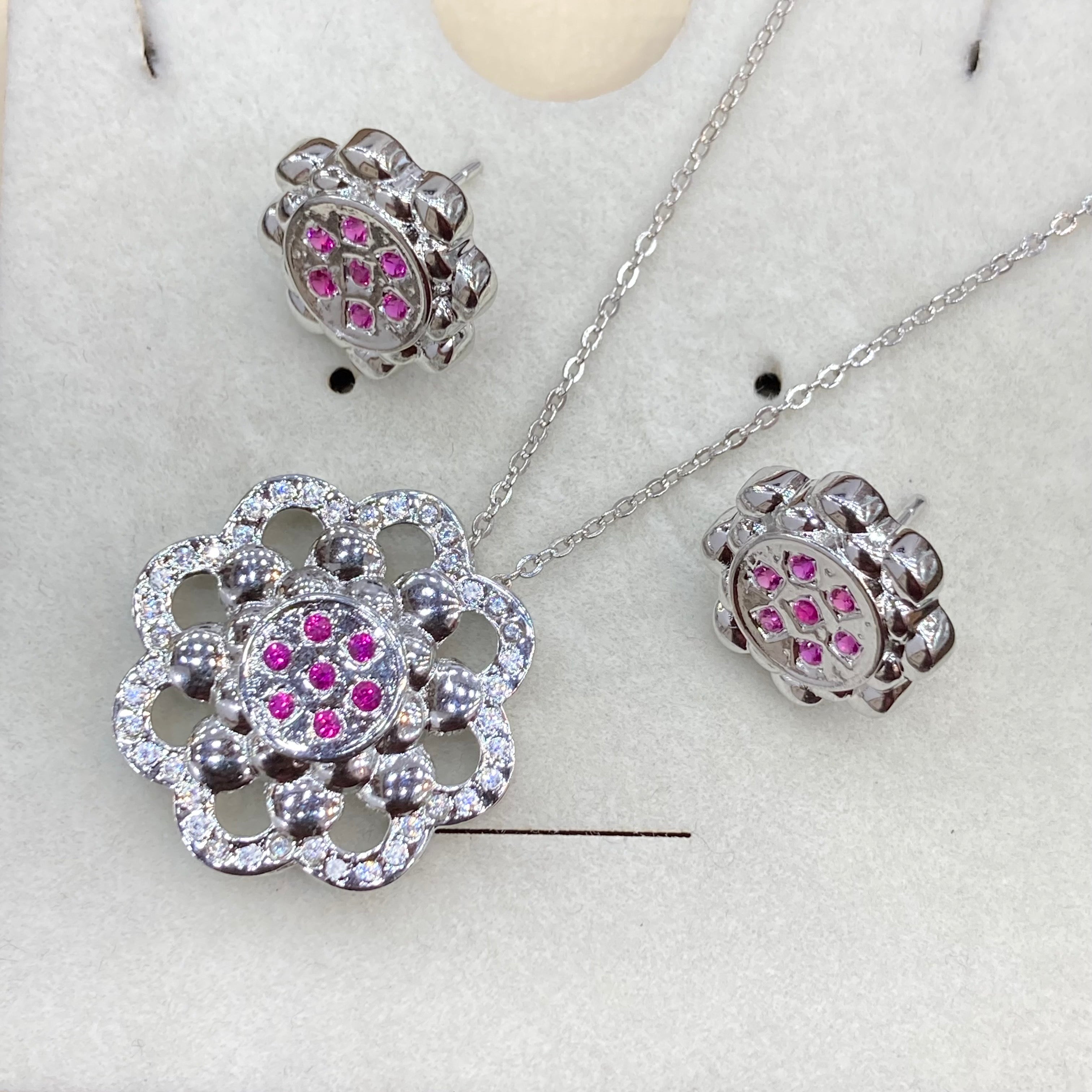 Silver locket set 2